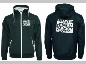 Against Racism Fascism Nationalism šuštiaková bunda čierna materiál povrch:100% nylon, podšívka: 100% polyester, pohodlná,vode a vetru odolná